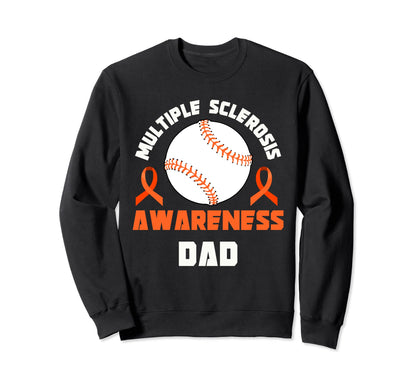 Multiple Sclerosis Awareness Baseball Sweatshirt - Trendy Graphic Unisex - T-Shirt, Sweatshirt, Hoodie