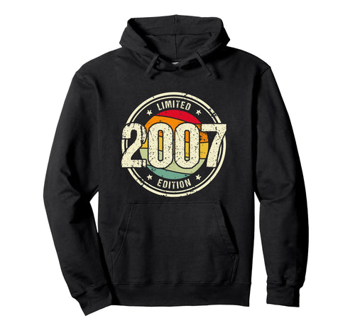 19 Year Old 2007 19Th Birthday Hoodie - Aesthetic Graphic Men Women - T-Shirt, Sweatshirt, Hoodie