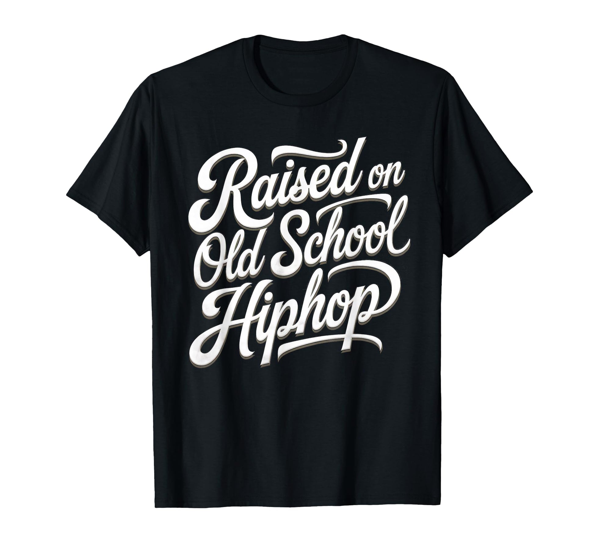Raised Old School Hip Hop Cassette T-Shirt - Novelty Apparel Men Women - T-Shirt, Sweatshirt, Hoodie