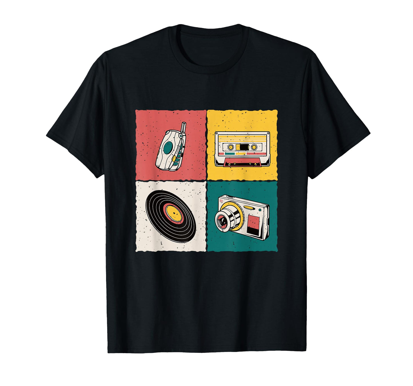 Flip Phone Cassette Tapes 1980S 1990S T-Shirt - Trendy Graphic for Adults - T-Shirt, Sweatshirt, Hoodie