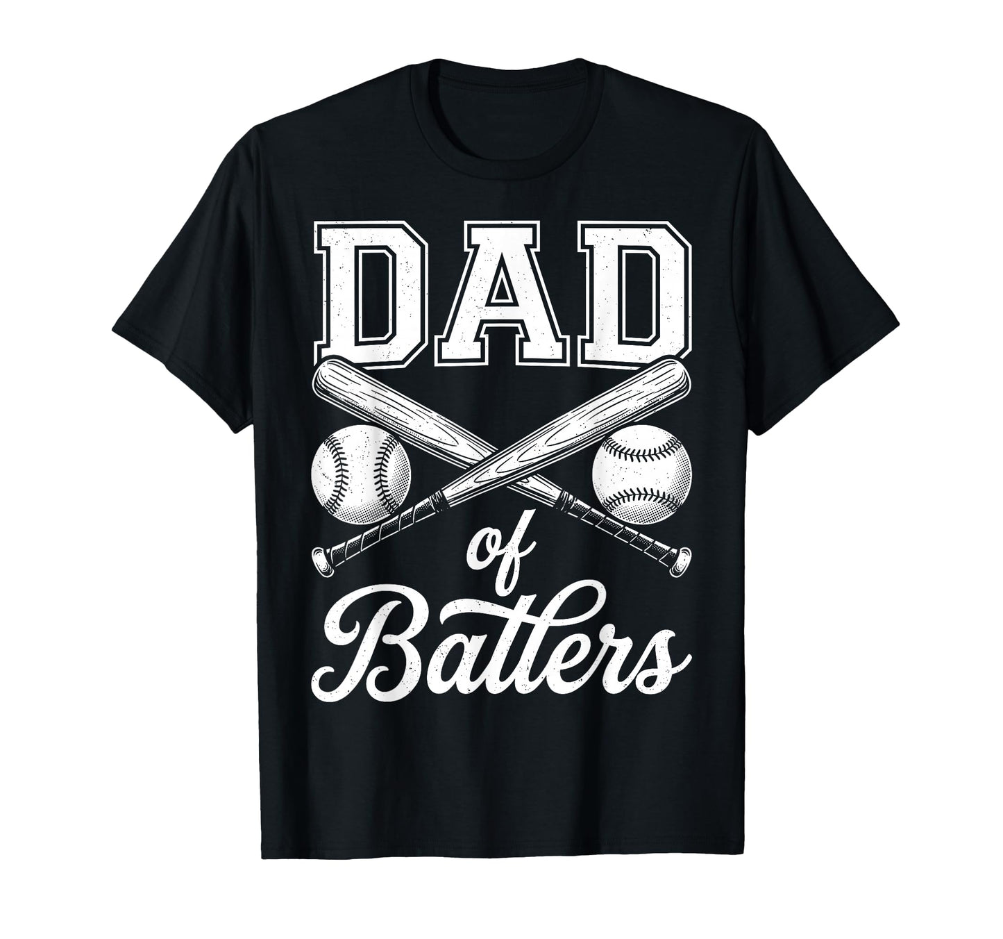 Dad Ballers Baseball Player Papa Fathers T-Shirt - Minimalist Print Unisex - T-Shirt, Sweatshirt, Hoodie