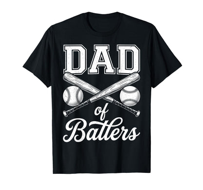 Dad Ballers Baseball Player Papa Fathers T-Shirt - Minimalist Print Unisex - T-Shirt, Sweatshirt, Hoodie