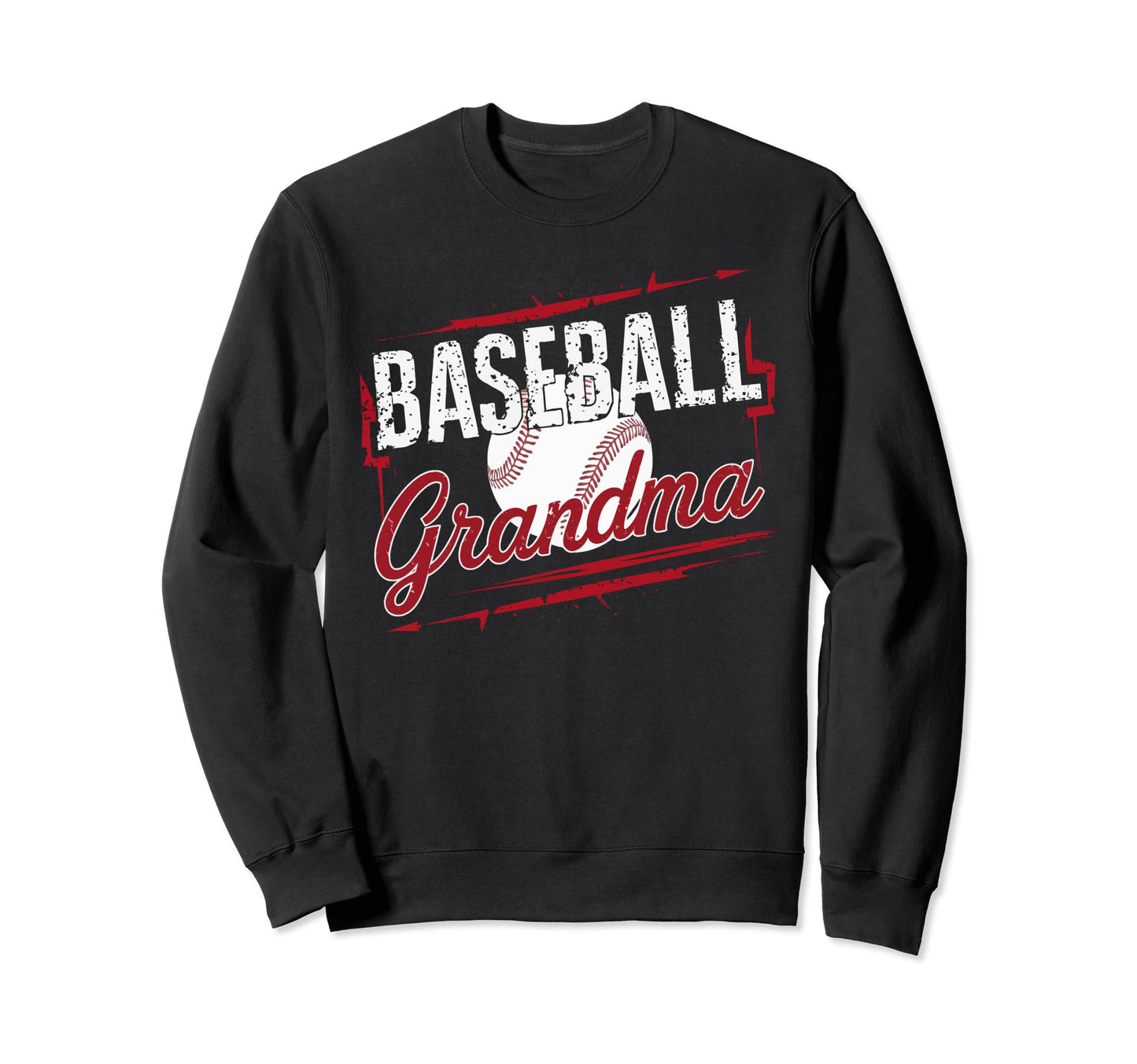 Baseball Grandma Grandmother Granny Sweatshirt - Graphic Print Men Women - T-Shirt, Sweatshirt, Hoodie