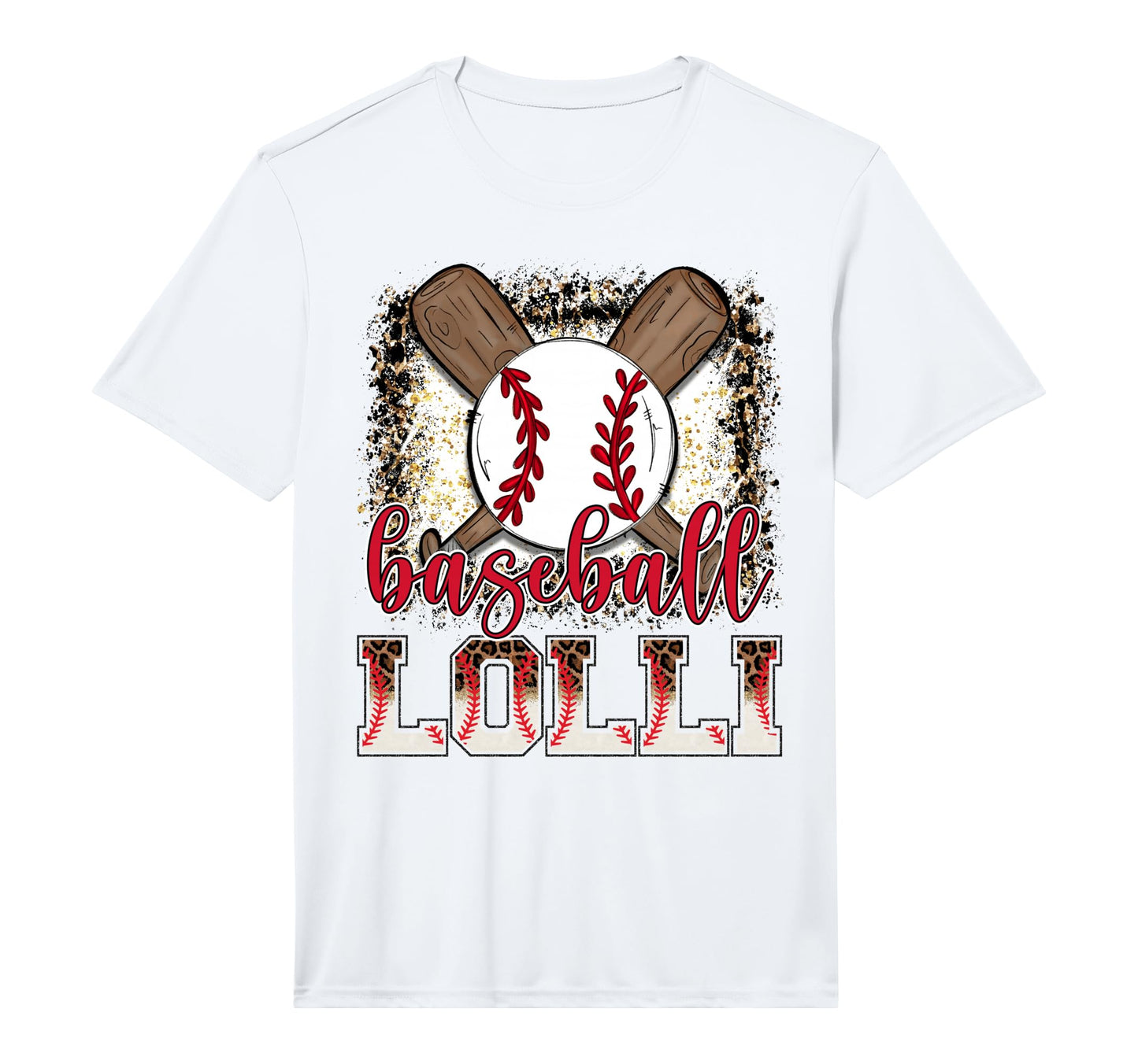 Baseball Lolli Leopard Proud Ball Lolli T-Shirt - Trendy Graphic Men Women - T-Shirt, Sweatshirt, Hoodie