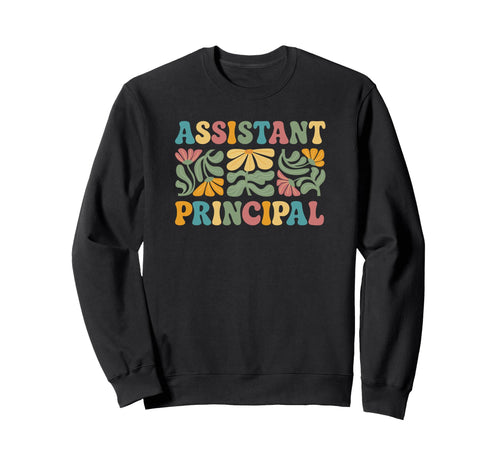 Assistant Principal Boho Flower Sweatshirt - Custom Art Print for Adults - T-Shirt, Sweatshirt, Hoodie