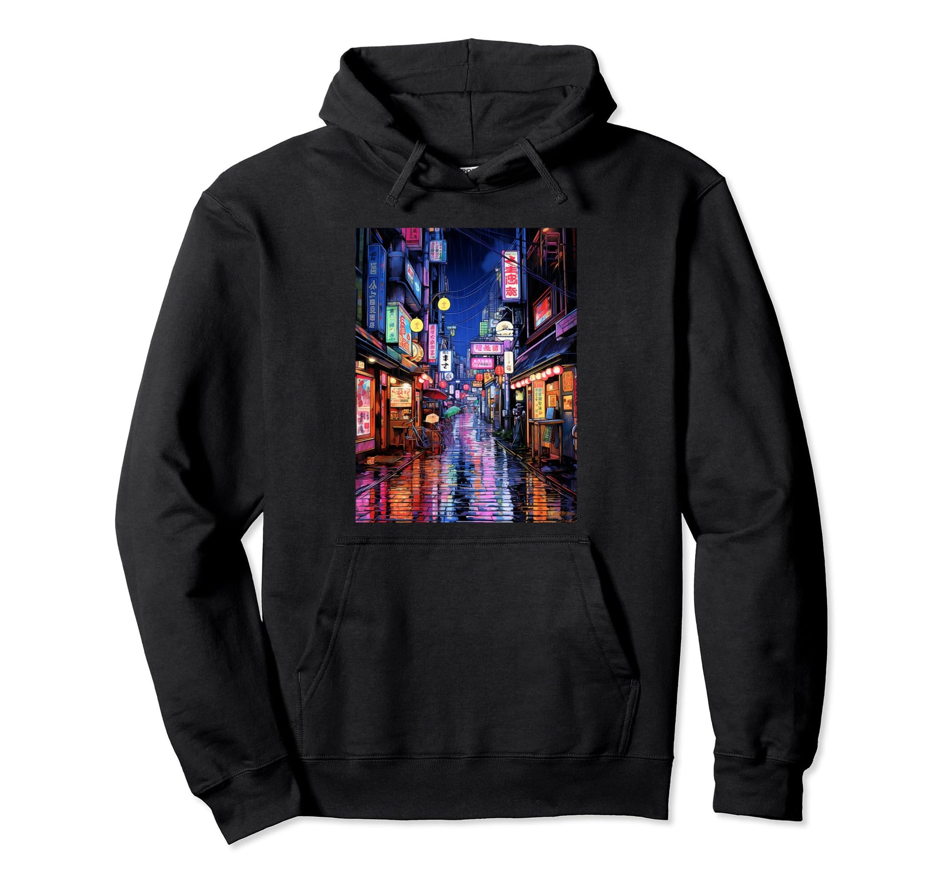 Tokyo 90S Lofi Japan Night Japanese Hoodie - Aesthetic Graphic Men Women - T-Shirt, Sweatshirt, Hoodie