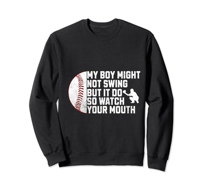 Protective Baseball Parent Funny Sweatshirt - Streetwear Style for Adults - T-Shirt, Sweatshirt, Hoodie
