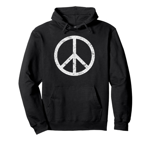 Peace Love Sign Hoodie - Minimalist Print for Adults - T-Shirt, Sweatshirt, Hoodie