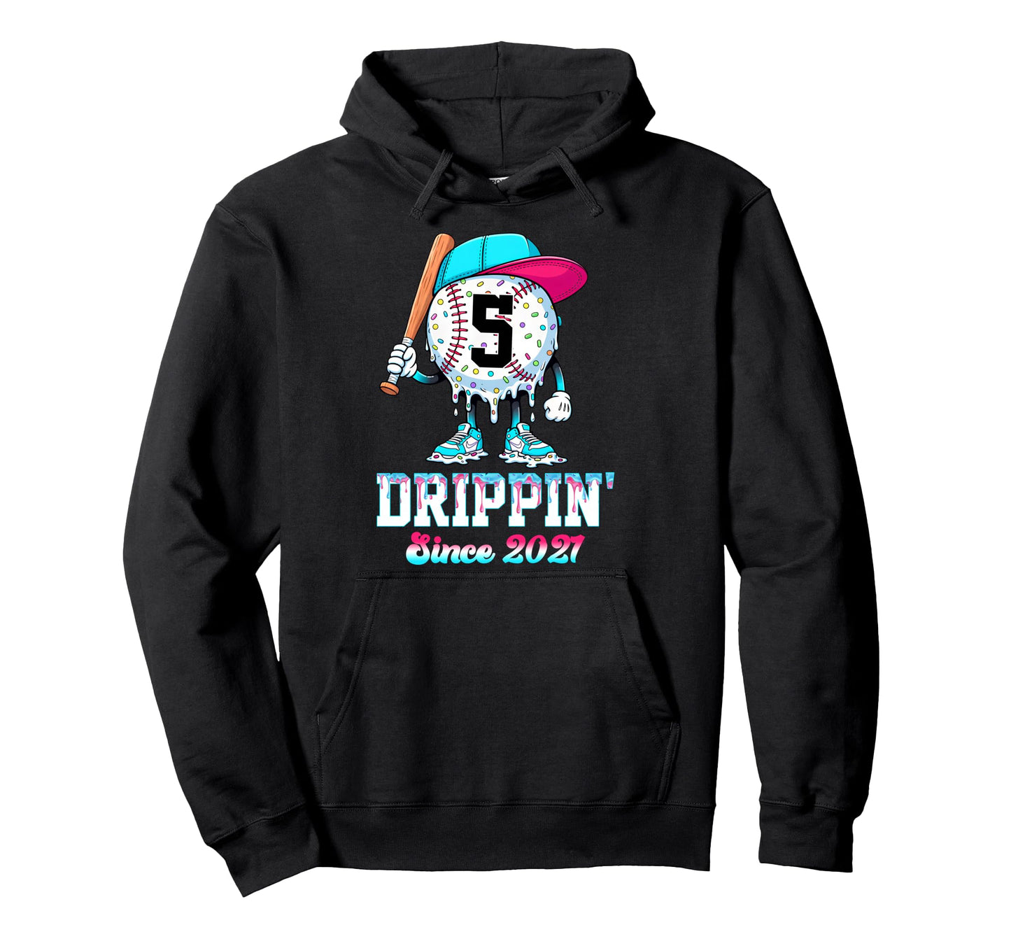 5 Years Old Since 2021 Ice Cream Hoodie - Fun Novelty Design Men Women - T-Shirt, Sweatshirt, Hoodie