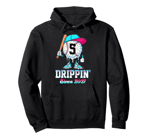 5 Years Old Since 2021 Ice Cream Hoodie - Fun Novelty Design Men Women - T-Shirt, Sweatshirt, Hoodie