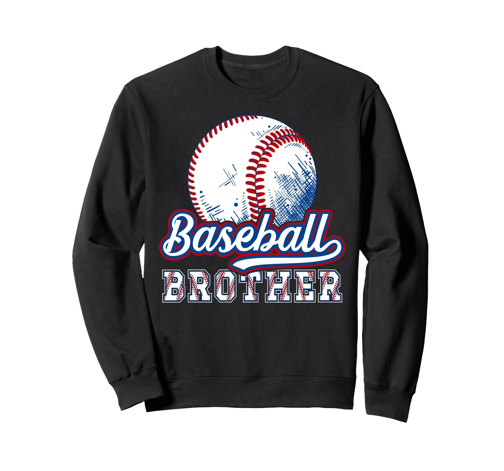 Baseball Brother Baseball Players Sweatshirt - Graphic Print for Adults - T-Shirt, Sweatshirt, Hoodie