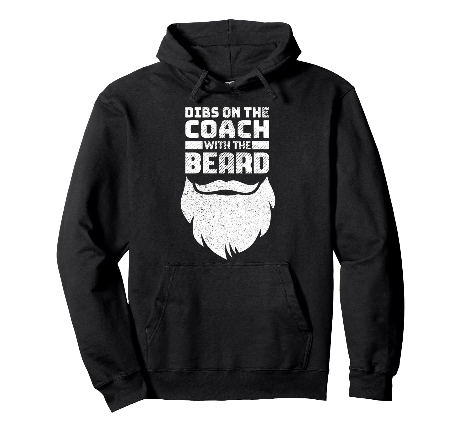 Dibs Coach Beard Baseball Coachs Wife Hoodie - Aesthetic Graphic for Adults - T-Shirt, Sweatshirt, Hoodie