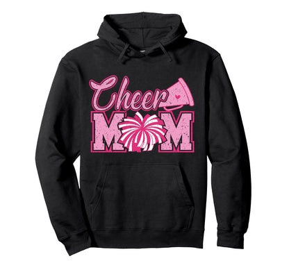 Cheer Mom Hoodie - Graphic Print for Adults - T-Shirt, Sweatshirt, Hoodie