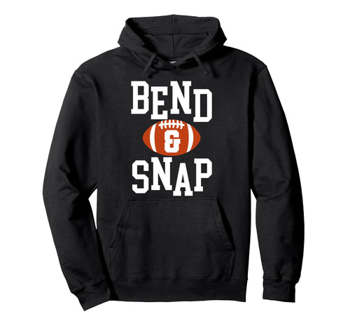 Football Bend And Snap Day Game Hoodie - Minimalist Print for Adults - T-Shirt, Sweatshirt, Hoodie