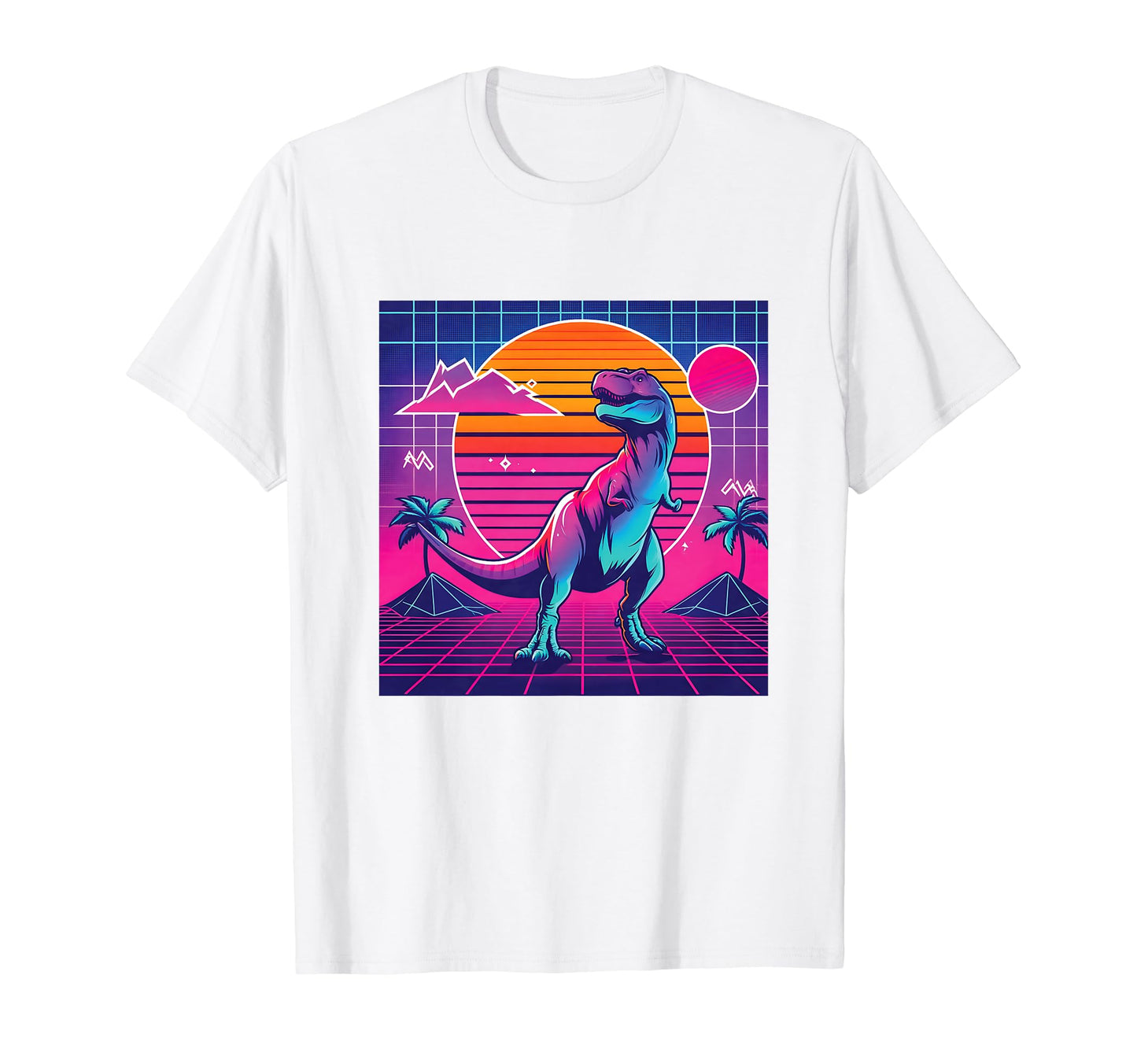 Retrowave Synthwave Aesthetic T-Shirt - Custom Art Print Men Women - T-Shirt, Sweatshirt, Hoodie