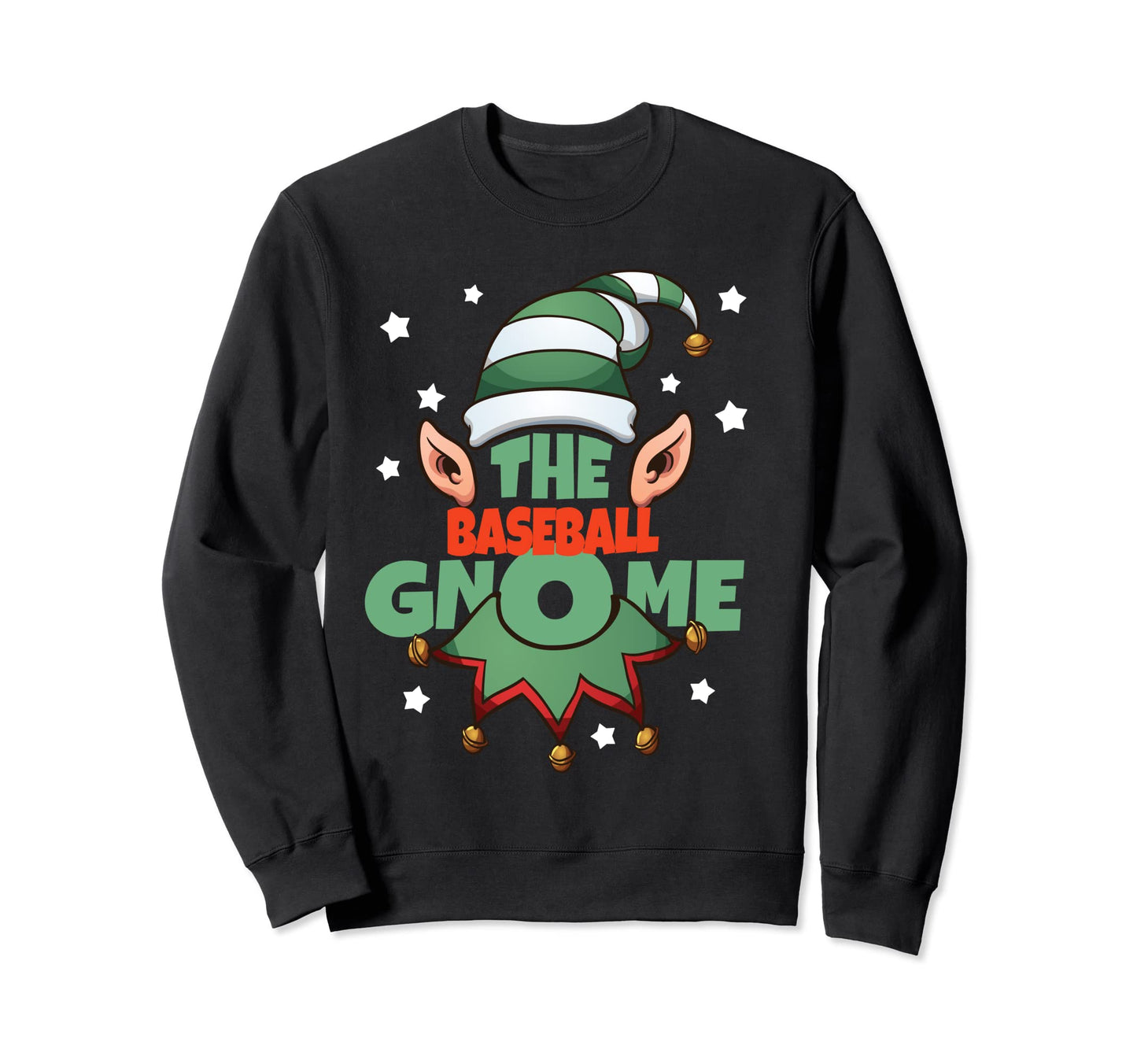 Baseball Gnome Funny Pajama Family Sweatshirt - Streetwear Style Unisex - T-Shirt, Sweatshirt, Hoodie