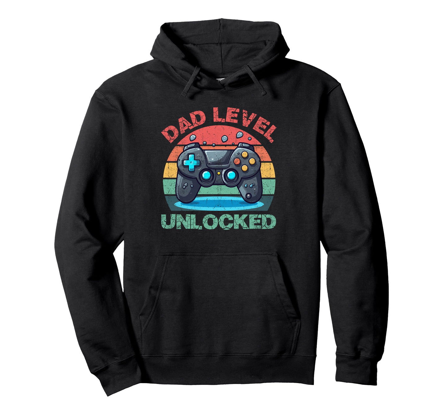 New Dad Level Unlocked Gamer Hoodie - Casual Everyday Wear for Adults - T-Shirt, Sweatshirt, Hoodie
