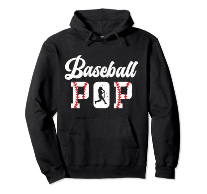 Baseball Pop Grandpa Pop Baseball Player Hoodie - Custom Art Print Unisex - T-Shirt, Sweatshirt, Hoodie
