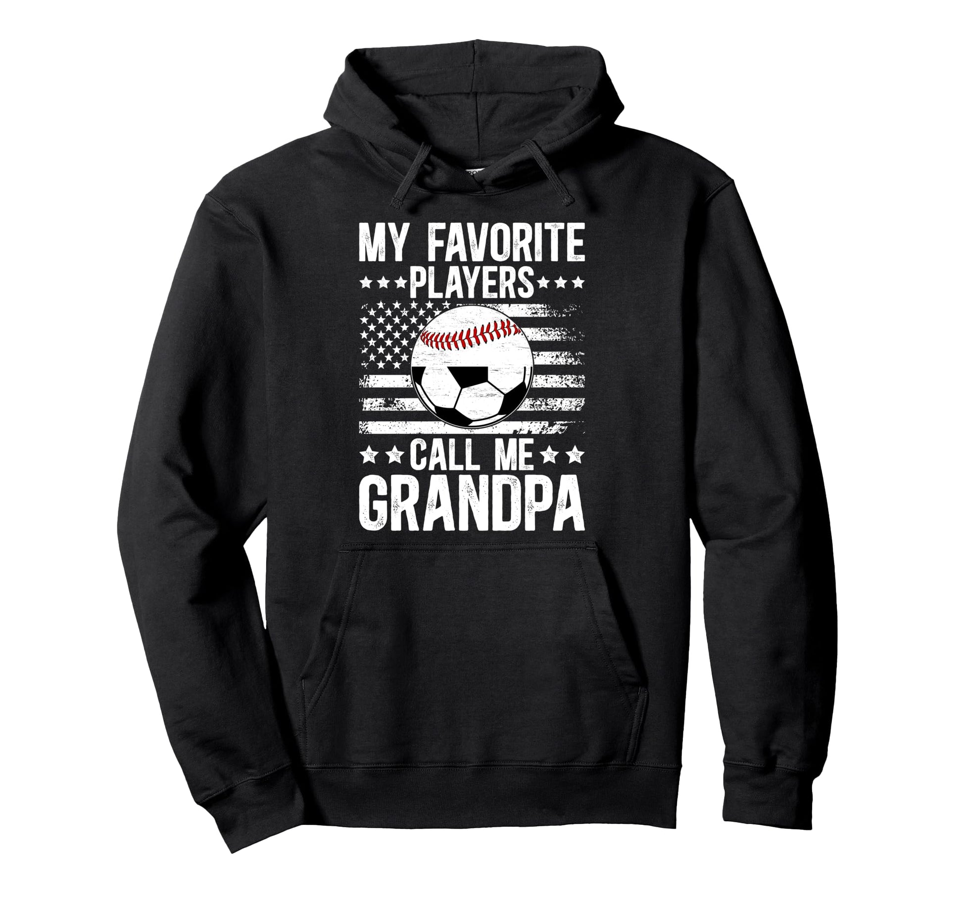 My Favorite Players Call Me Grandpa Hoodie - Trendy Graphic Men Women - T-Shirt, Sweatshirt, Hoodie