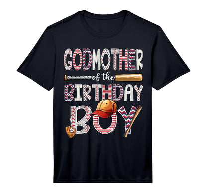 Godmother Birthday Baseball Player T-Shirt - Streetwear Style Unisex - T-Shirt, Sweatshirt, Hoodie