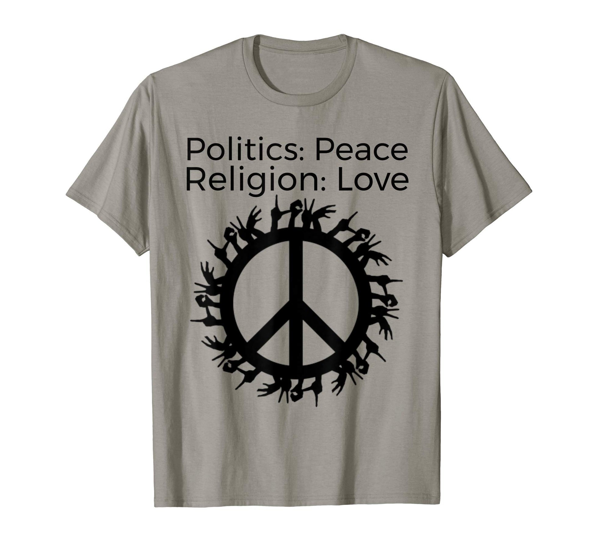 Peace Sign Surrounded Sign Language Peace T-Shirt - Novelty Apparel Unisex - T-Shirt, Sweatshirt, Hoodie