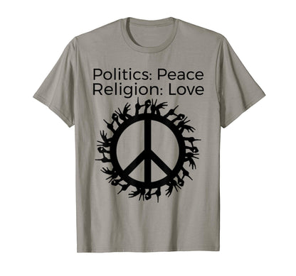 Peace Sign Surrounded Sign Language Peace T-Shirt - Novelty Apparel Unisex - T-Shirt, Sweatshirt, Hoodie
