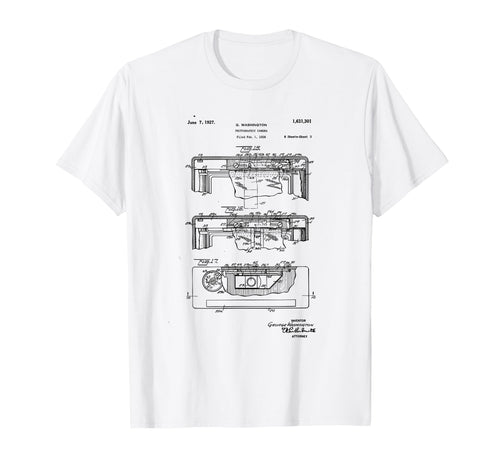 Camera Photographic Patent 1927 Drawing T-Shirt - Graphic Print Men Women - T-Shirt, Sweatshirt, Hoodie