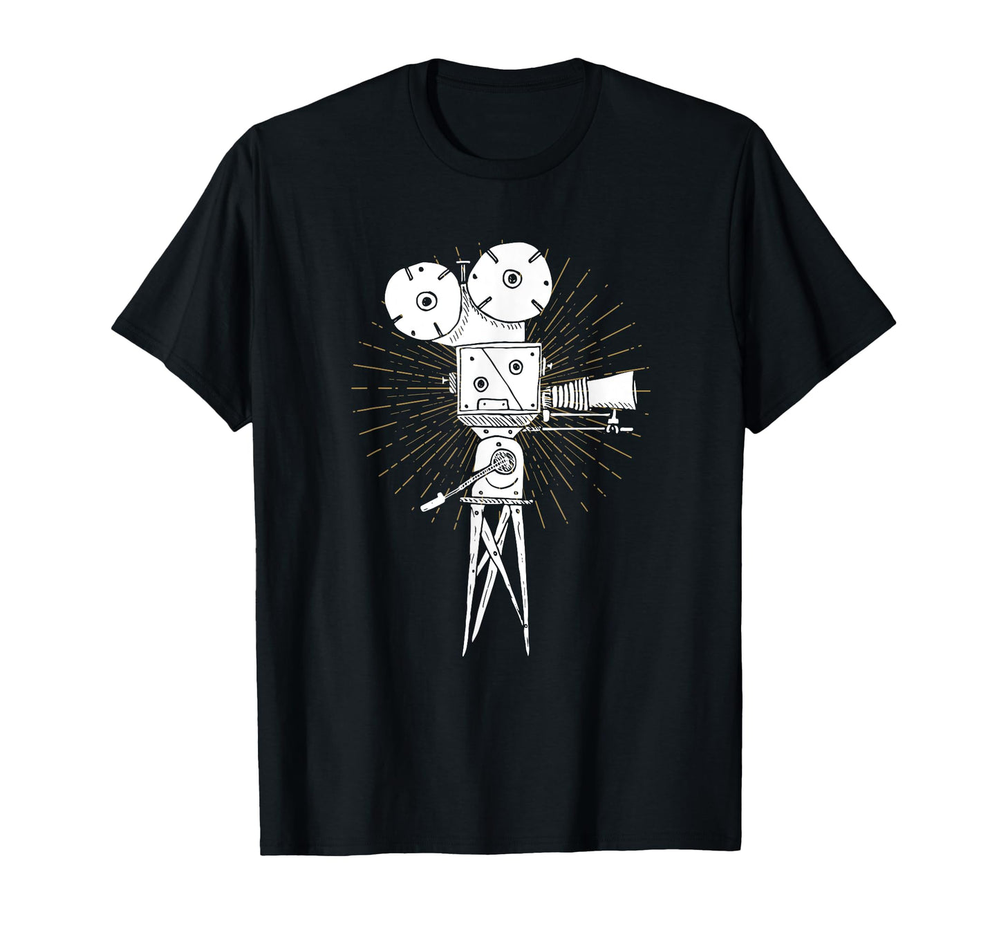 Movie Camera Filmmakers And Cameramen T-Shirt - Trendy Graphic for Adults - T-Shirt, Sweatshirt, Hoodie