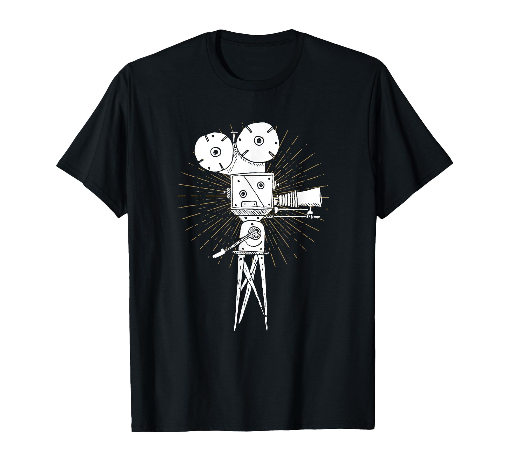 Movie Camera Filmmakers And Cameramen T-Shirt - Trendy Graphic for Adults - T-Shirt, Sweatshirt, Hoodie