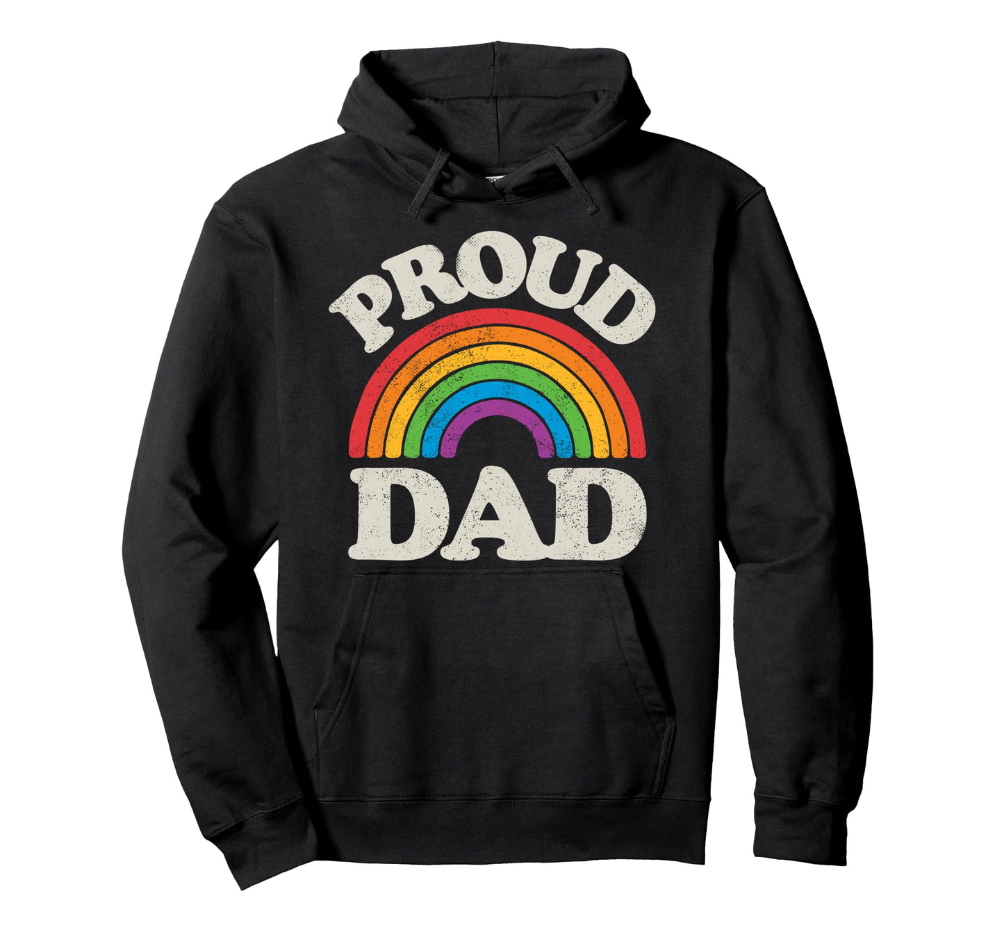 Lgbtq Proud Dad Gay Pride Lgbt Ally Hoodie - Custom Art Print Unisex - T-Shirt, Sweatshirt, Hoodie