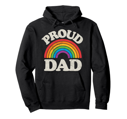 Lgbtq Proud Dad Gay Pride Lgbt Ally Hoodie - Custom Art Print Unisex - T-Shirt, Sweatshirt, Hoodie