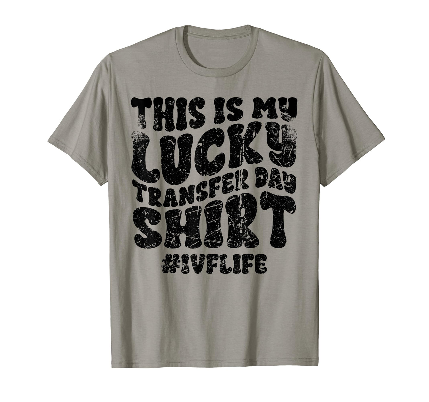 Lucky Transfer Day Ivf Infertility T-Shirt - Minimalist Print Unisex - T-Shirt, Sweatshirt, Hoodie