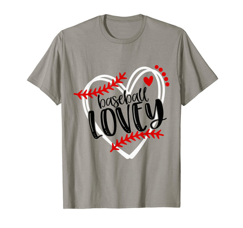 Baseball Lovey Distressed Heart T-Shirt - Fun Novelty Design Men Women - T-Shirt, Sweatshirt, Hoodie