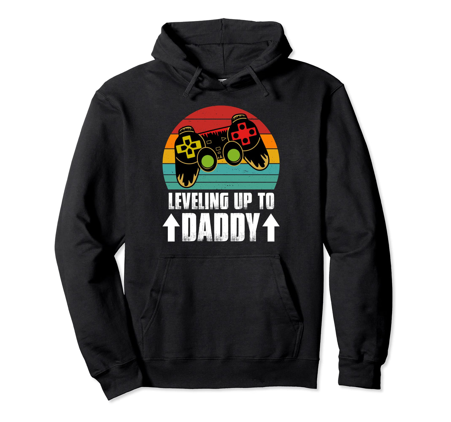 Mens Pregnancy Announcement Gamer Dad Hoodie - Novelty Apparel for Adults - T-Shirt, Sweatshirt, Hoodie