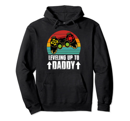 Mens Pregnancy Announcement Gamer Dad Hoodie - Novelty Apparel for Adults - T-Shirt, Sweatshirt, Hoodie