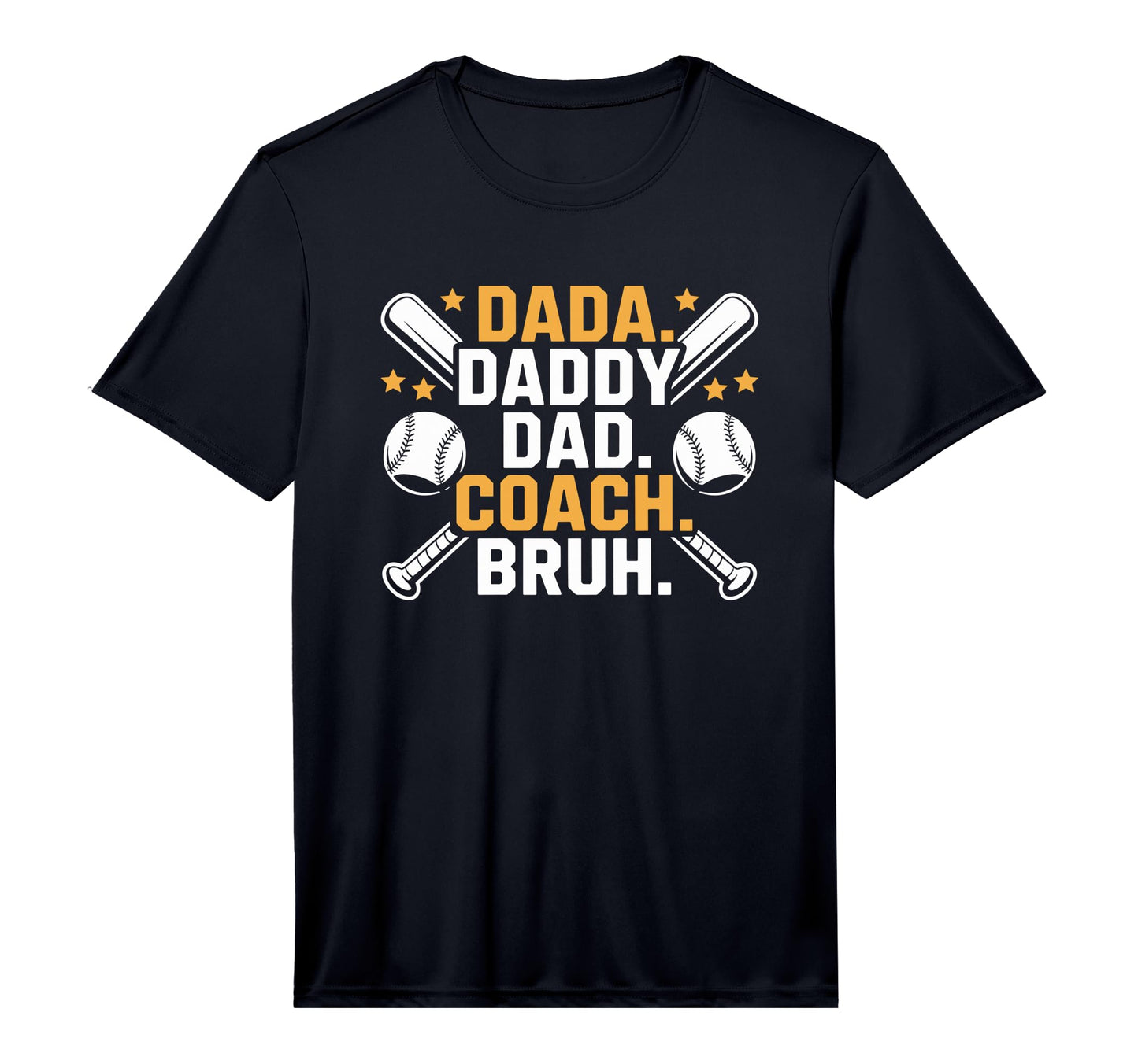 Baseball Lover And Coach Dada Daddy T-Shirt - Aesthetic Graphic for Adults - T-Shirt, Sweatshirt, Hoodie