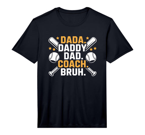 Baseball Lover And Coach Dada Daddy T-Shirt - Aesthetic Graphic for Adults - T-Shirt, Sweatshirt, Hoodie