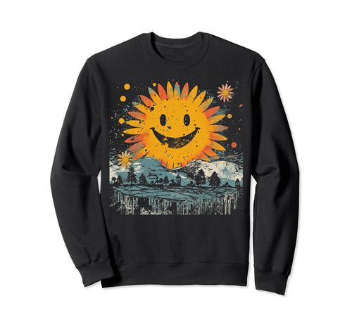 Sun Boho Groovy Sunshine Grunge 36 Sweatshirt - Minimalist Print Unisex - T-Shirt, Sweatshirt, Hoodie
