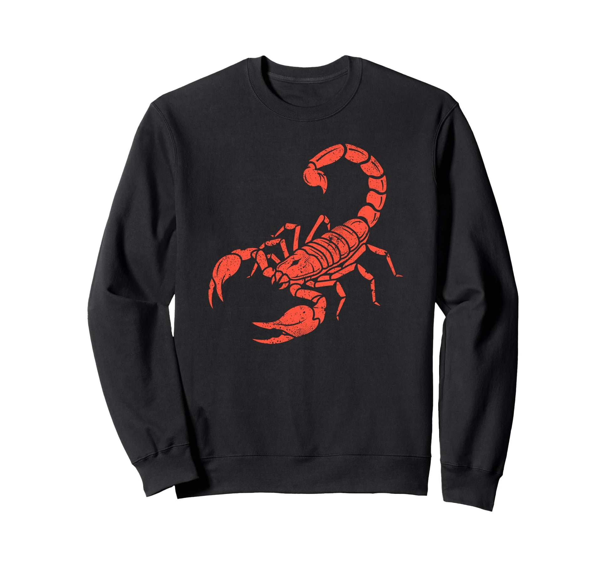 Scorpion Grunge Distressed Sweatshirt - Casual Everyday Wear Men Women - T-Shirt, Sweatshirt, Hoodie
