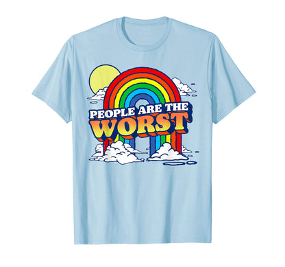 People Are Worst Funny Sarcastic T-Shirt - Minimalist Print Unisex - T-Shirt, Sweatshirt, Hoodie