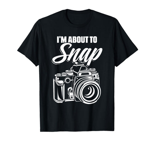 Camera Photographer T-Shirt - Unique Graphic for Adults - T-Shirt, Sweatshirt, Hoodie