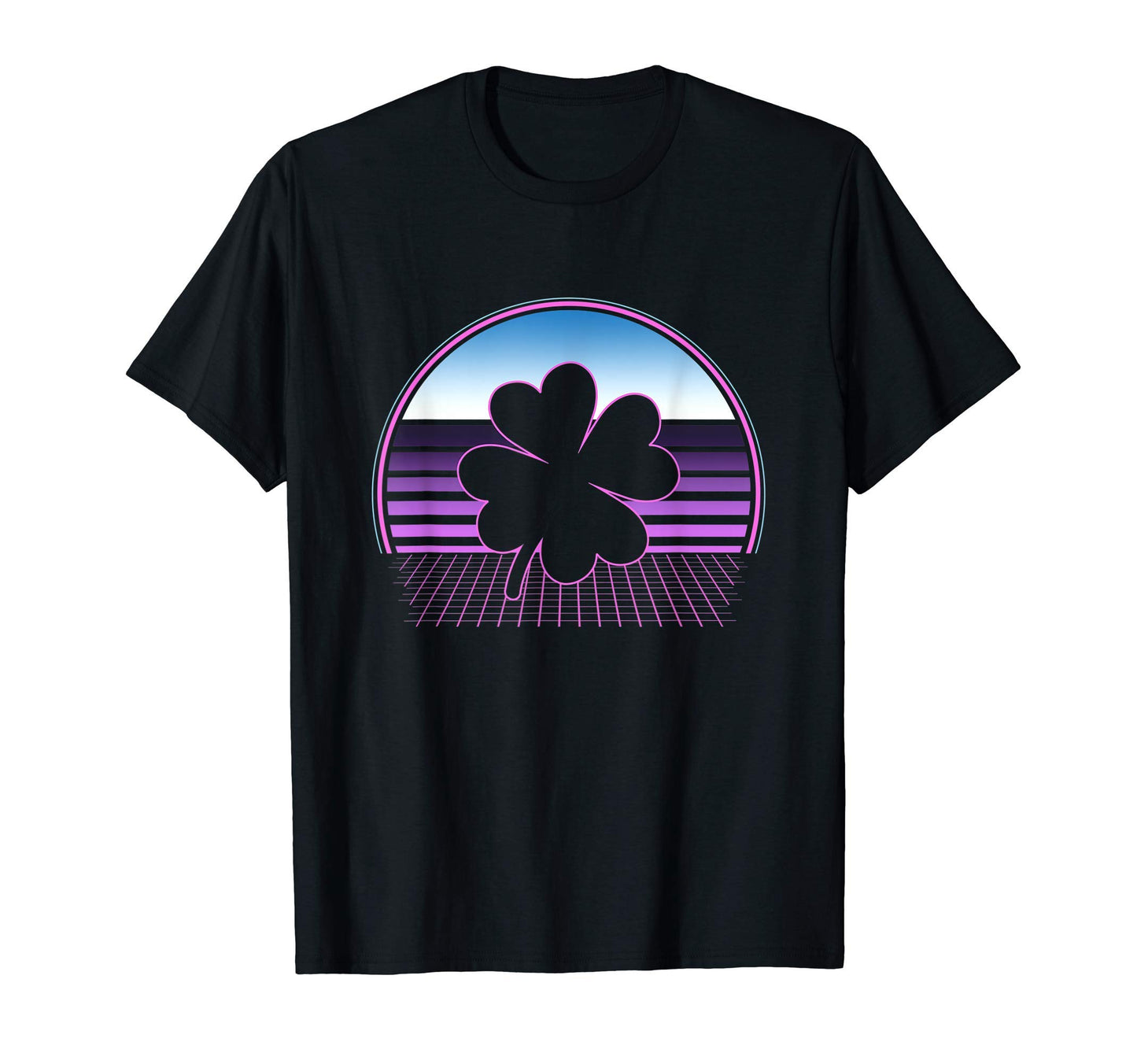 Shamrock St Patricks Day 80S T-Shirt - Casual Everyday Wear Unisex - T-Shirt, Sweatshirt, Hoodie