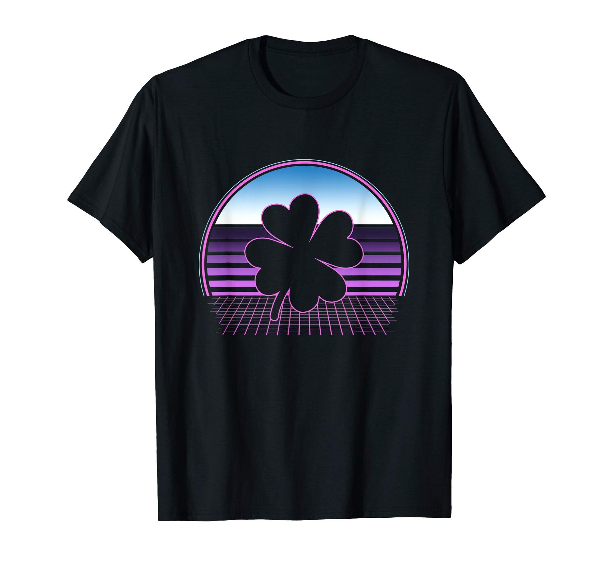 Shamrock St Patricks Day 80S T-Shirt - Casual Everyday Wear Unisex - T-Shirt, Sweatshirt, Hoodie