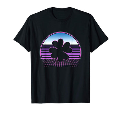 Shamrock St Patricks Day 80S T-Shirt - Casual Everyday Wear Unisex - T-Shirt, Sweatshirt, Hoodie