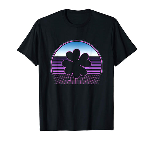 Shamrock St Patricks Day 80S T-Shirt - Casual Everyday Wear Unisex - T-Shirt, Sweatshirt, Hoodie
