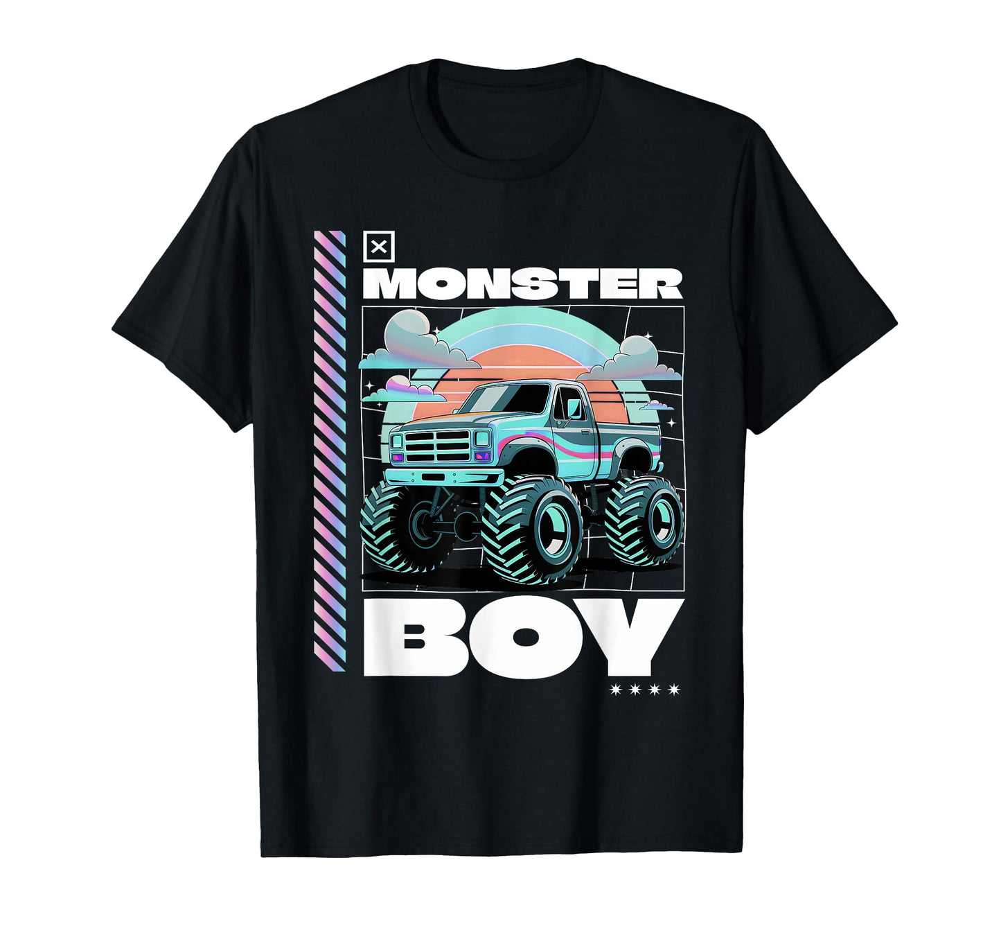Monster Truck Aesthetic Monster T-Shirt - Fun Novelty Design for Adults - T-Shirt, Sweatshirt, Hoodie
