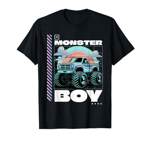 Monster Truck Aesthetic Monster T-Shirt - Fun Novelty Design for Adults - T-Shirt, Sweatshirt, Hoodie