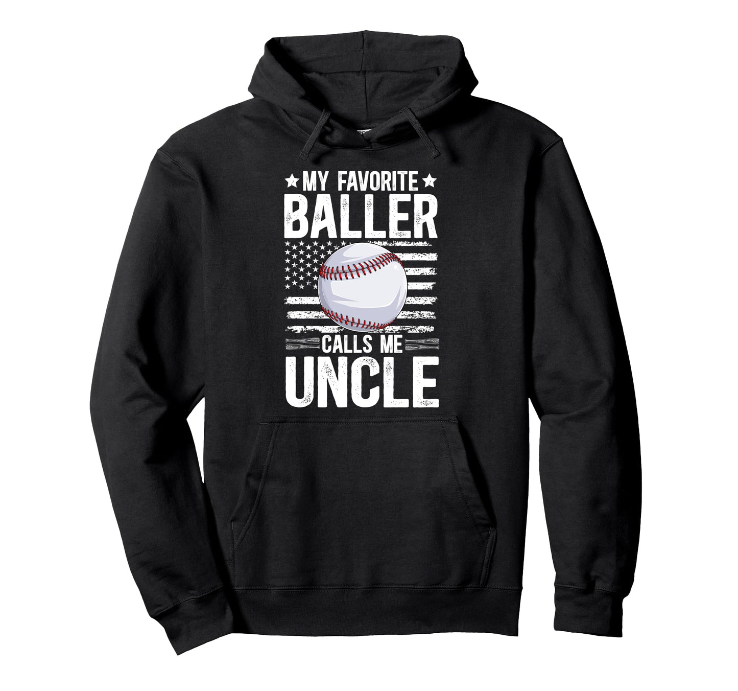 Proud Baseball Uncle Baseball Player Uncle Hoodie - Unique Graphic Unisex - T-Shirt, Sweatshirt, Hoodie