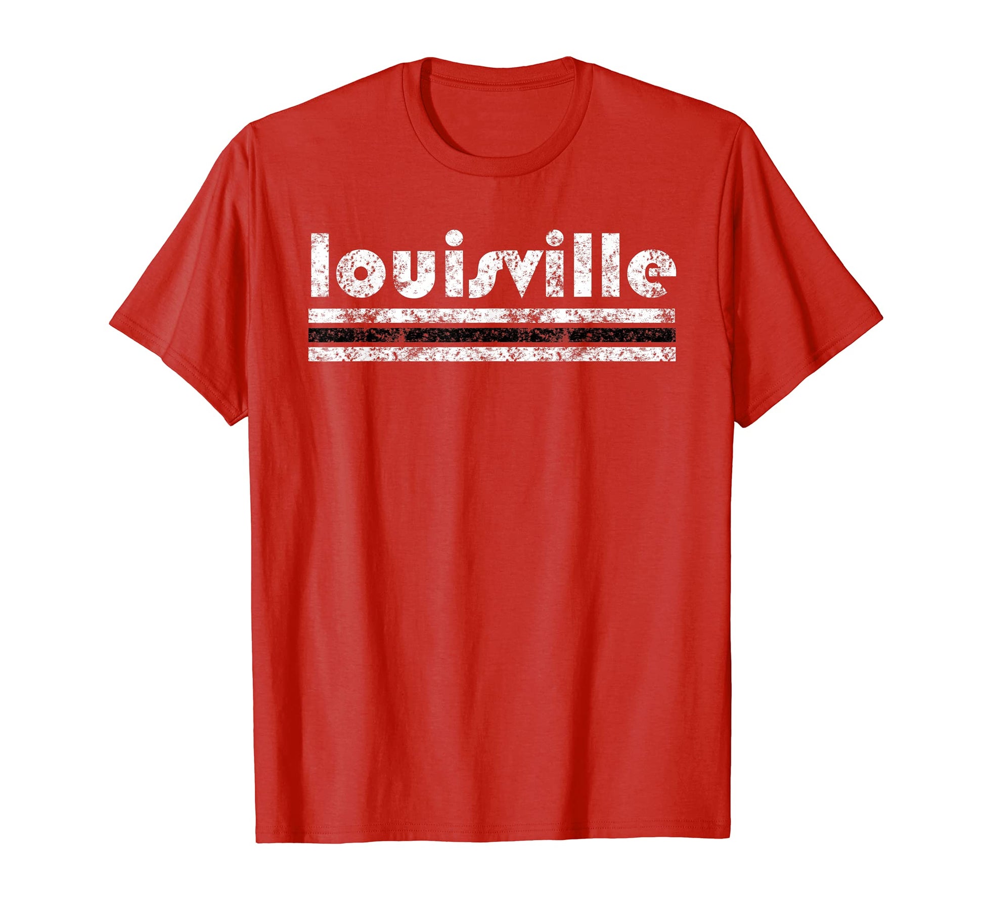 Louisville Kentucky Three Stripe T-Shirt - Streetwear Style Unisex - T-Shirt, Sweatshirt, Hoodie