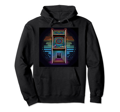 Arcade Euphoria Rainbow Swirl Vector Hoodie - Minimalist Print Men Women - T-Shirt, Sweatshirt, Hoodie